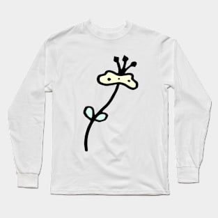 Alien Flower Doodle Long Sleeve T-Shirt